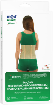 Бандаж лікувально-профілактичний MedTextile еластичний M 1 шт (4820137290688)