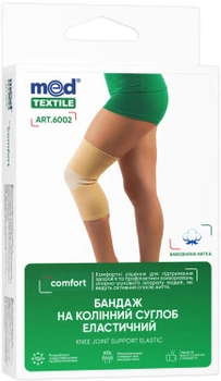 Бандаж на колінний суглоб MedTextile еластичний M 1 шт (7640162324359)