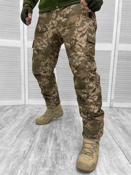 Тактичні теплі військові бойові штани, Камуфляж: Піксель, Розмір: XXL