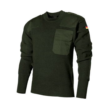 Пуловер з нагрудним карманом BW, MFH, Dark olive, 50