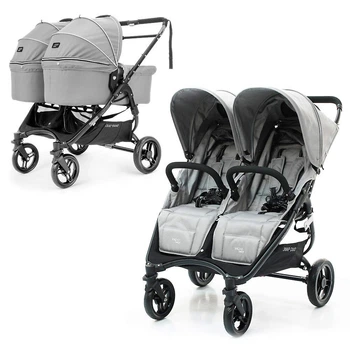 Універсальна коляска для двійні 2 в 1 Valco Baby Snap Duo Cool Grey