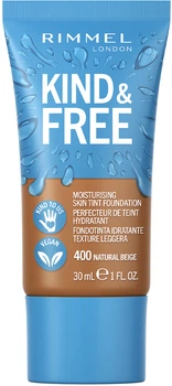 Тональна основа Rimmel Kind & Free зволожувальна 400 Natural Beige 30 мл (3616302990139)
