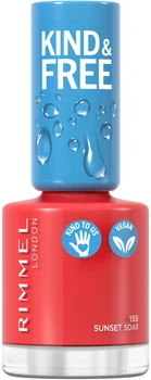 Lakier do paznokci Rimmel Kind & Free 155 Sunset Soar 8 ml (3616302990672)