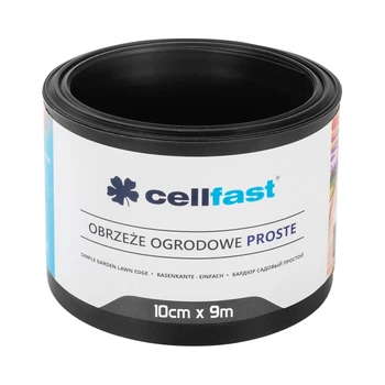 Садовый газонный бордюр Cellfast 10х900см черный 30-231
