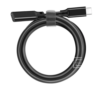 Подовжувач Ewell USB Type-C, Gen2, 100W 5A, 20 Gbps, 1 метр, чорний (EW425)