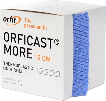 Термопластичный материал ORFIT ORFICAST MORE 1 рулон ширина 12 см длина 3 м голубой