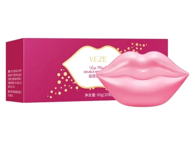 Патчи для губ VENZEN Double Moisturizing Lip Mask с гиалуроновой кислотой, 20 шт