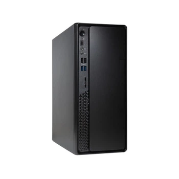 Корпус Chieftec UNI BS-10B-300 Micro-Tower mATX БЖ 300W SLIM FF USB Type C CardReader