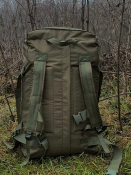 Баул 100 литров армейский военный ЗСУ тактический сумка рюкзак 74*40*34 см походный олива/хаки