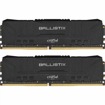 Модуль памяти Crucial DDR4 32Gb (2x16) Ballistix black 3000 Mhz (BL2K16G30C15U4B),