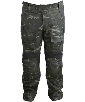 Тактические штаны военные KOMBAT UK армейские мужские ВСУ Trousers GenII S мультикам черный (OPT-31501)