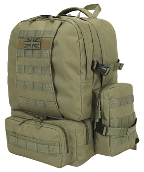 Рюкзак тактический военный армейский KOMBAT UK Expedition Pack оливковый 50л (OPT-27051)