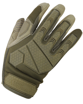 Перчатки тактические военные полевые перчатки KOMBAT UK Tactical Gloves XL койот (OPT-11461)