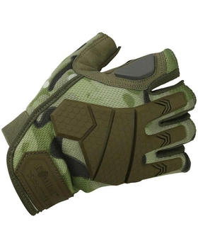 Тактические перчатки KOMBAT UK защитные перчатки без пальцев L мультикам (OPT-10921)