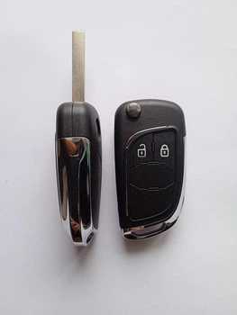Корпус выкидного ключа для Opel Astra Insignia Zafira Vektra Galakeys 2 кнопки лезо HU100 (15-47)