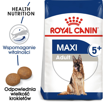 Sucha karma dla psów Royal Canin Maxi Adult 5+ dużych ras powyżej 5 roku życia 15 kg (3182550402316) (96610)