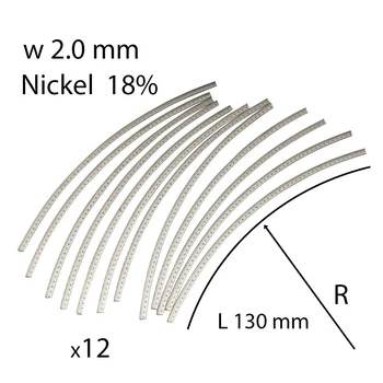Лади для гітари Metallor Nickel Silver 2.0 mm Hard/Low MFR20HL (12x130)