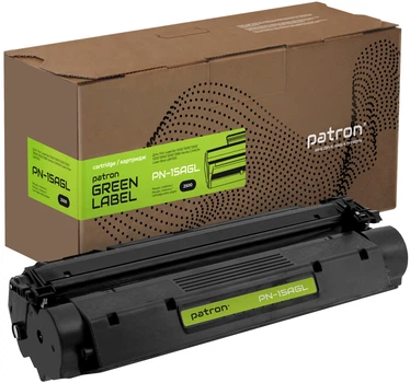 Картридж Patron Green Label совместимый аналог HP 15A (C7115A) Black (PN-15AGL)