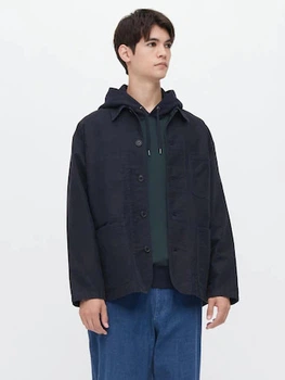 Джинсовая куртка мужская Uniqlo 36740871 M Синяя (1159772983)
