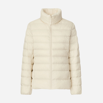Пуховик зимний короткий женский Uniqlo 574873530 XS Молочный (1159772135)