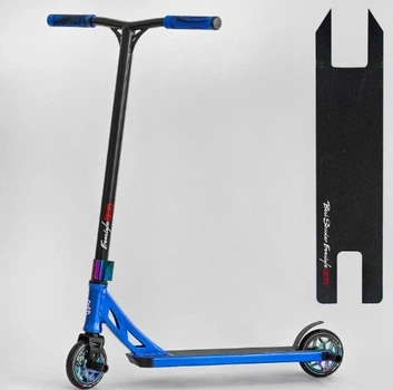 Самокат трюковый N- 12740 "Best Scooter" "Freestyle", HIC-система, ПЕГИ, алюминиевый диск и дека, колёса