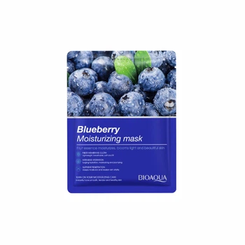 Увлажняющая тканевая маска для лица с экстрактом черники Bioaqua Blueberry Moisturizing Mask, 25 г