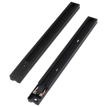 Трековый шинопровод Feron CAB1200-P пластиковый 1м (черный)