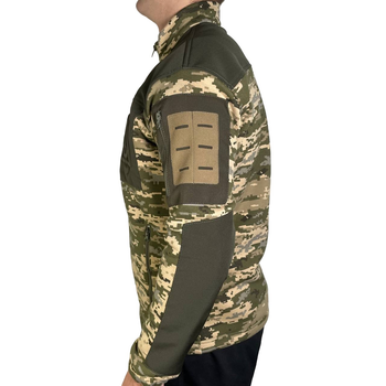 Кофта флис с гербом Softshell пиксель L