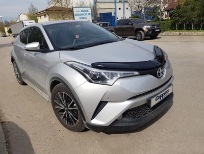 Дефлектор капота (мухобойка) EuroCap Toyota C-HR 2016-, 7915K039