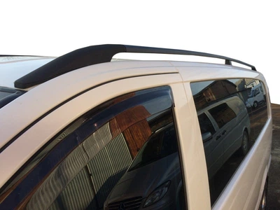 Рейлинги для Mercedes Vito/V-class W447 2014+, короткая база, черные, пластиковые ножки