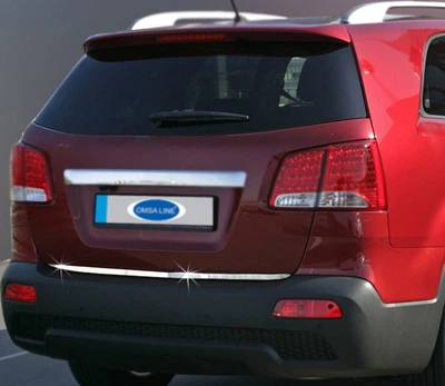 Нержавеющая кромка багажника OmsaLine для Kia Sorento XM (2009-2013)