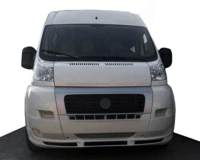 Накладка на передний бампер для Fiat Ducato 2006-2013 (узкая, под покраску)