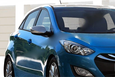 Hyundai I-30 2012-2017 Накладки на дзеркала без поворотника (2 шт, нержавіюча сталь) OmsaLine