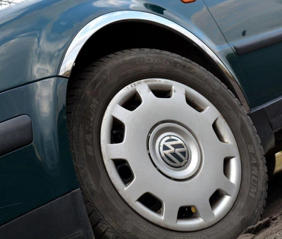 Volkswagen Passat B5 (1996-2000) Накладки на арки (4 шт, нержавеющая сталь)