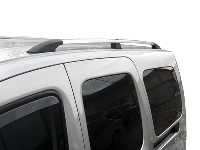 Хромированные рейлинги для стандартной базы Renault Kangoo 2008-2020 годов с пластиковыми ножками
