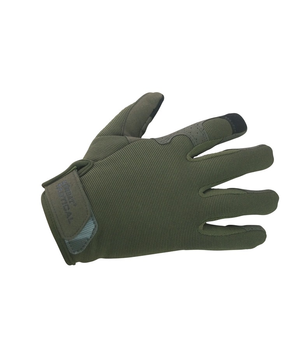 Тактичні військові рукавички KOMBAT UK захисні рукавиці S оливковий TR_kb-og-olgr-s (OR.M_5E548F521640)