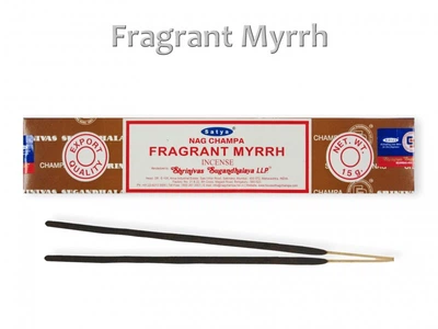 Пыльцовое благовоние Fragrant Myrrh Аромат Мирры Satya Масала благовоние 15 гр 33802 -1
