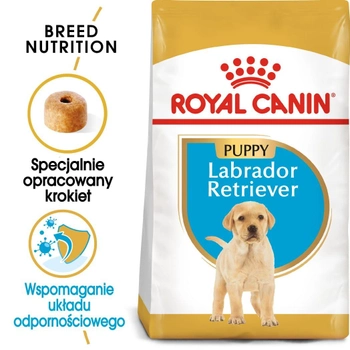 Sucha karma pełnoporcjowa dla szczeniąt Royal Canin Labrador Retriever Puppy dla labradorów do 15 miesiąca życia 3 kg (3182550725507)