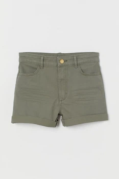 Шорты джинсовые H&M 270796785 152 Хаки