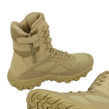 Тактичні черевики Lesko 6671 A533 Sand Khaki р.41 демісезонне армійське взуття (маломерят) (SK-9031-33762)