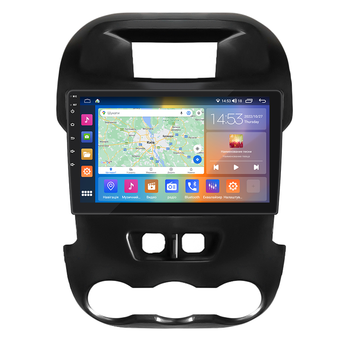 Штатная магнитола 9" Lesko для Ford Ranger III 2011-2015 4/64Gb CarPlay 4G Wi-Fi GPS Prime Форд