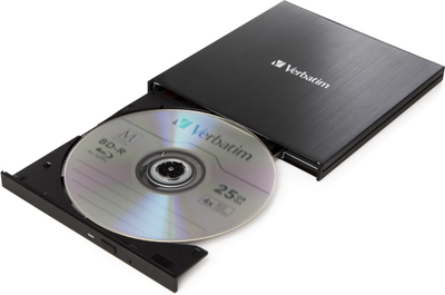 Оптический привод Verbatim Ultra HD 4K External Slimline Blu-ray Writer ...