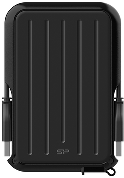 Жорсткий диск Silicon Power Armor A66 2TB SP020TBPHD66SS3K 2.5 USB 3.2 External Black