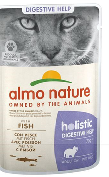 Вологий корм для зрілих котів Almo Nature Functional Sensitive з рибою 70 г (8001154126563)