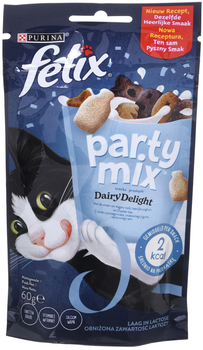 Ласощі для котів Purina Felix Party MIX Молочний захват 60 г (7613036064415)