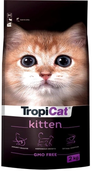 Sucha karma dla kociąt TROPICAT Kitten bezzbożowa - 2 kg (5900469552155)