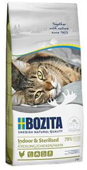 Sucha karma dla kotów sterylizowanych BOZITA Indoor & Sterilised z kurczakiem 400g (7311030317116)
