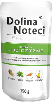 Mokra karma dla psów Dolina Noteci Premium z jeleniną 150 g (5902921300687)