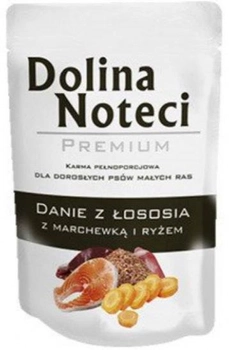 Mokra karma dla psów Dolina Noteci Premium Danie z łososiem 100 g (5902921301219)