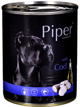 Mokra karma dla psów Dolina Noteci Piper z dorszem 800 g (5902921302384)
